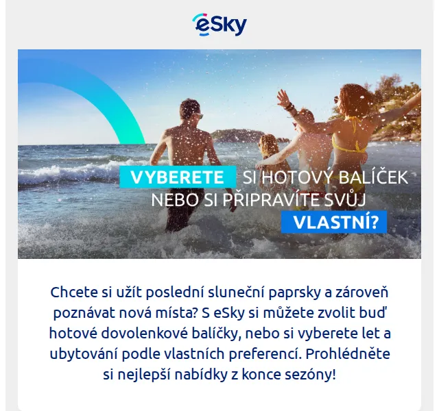 eSky: Last Minute dovolená od 786 Kč – červen 2026 | Nuslet.cz