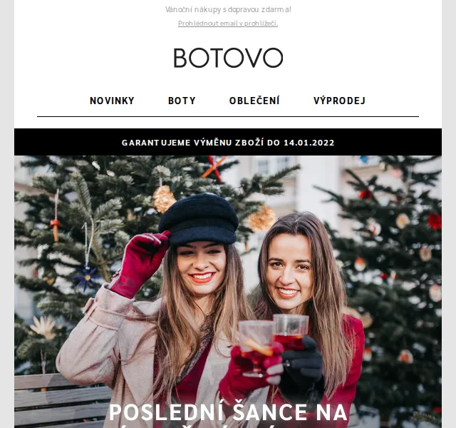 Botovo.cz : Vánoční nákupy s dopravou zdarma – prosinec 2021 | Nuslet.cz