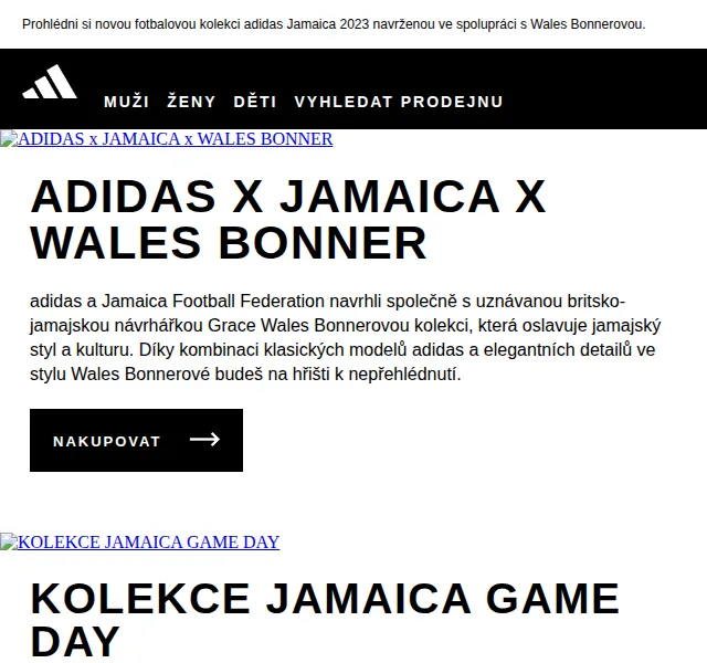 Adidas: Kolekce Jamaica x Wales Bonner – červen 2026 | Nuslet.cz