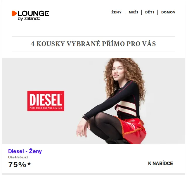 Lounge by Zalando: Diesel, ARKET a Victoria Beckham až 75 % – červen 2026 | Nuslet.cz