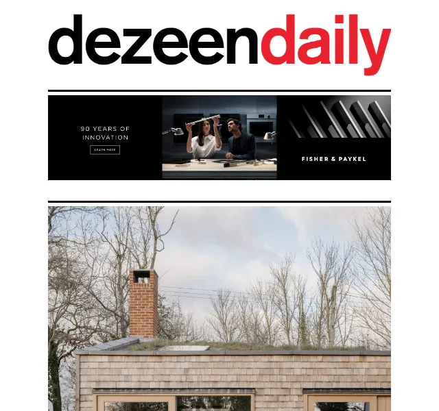 Dezeen Daily: Nová kolekce architektury a designu – červen 2026 | Nuslet.cz