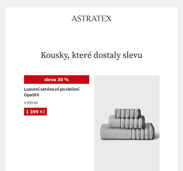 Astratex.cz: Výprodej až −60 % na povlečení a deky – červen 2026 | Nuslet.cz
