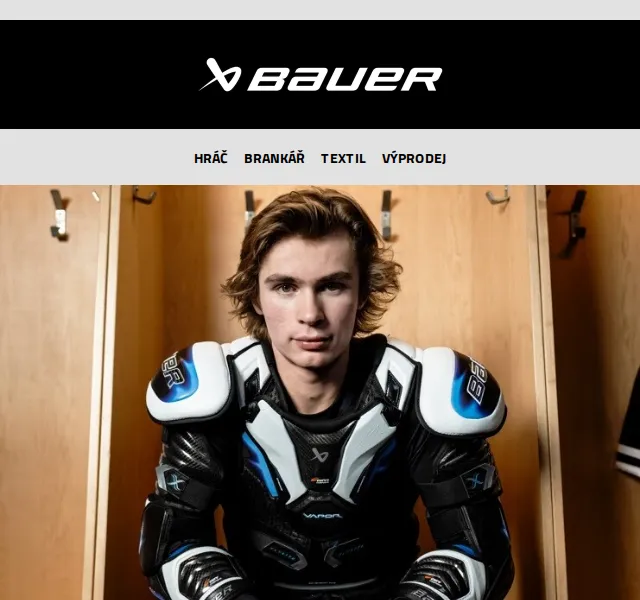 Bauer Hockey Česko: sleva na výstroj Vapor Flylite – červenec 2026 | Nuslet.cz