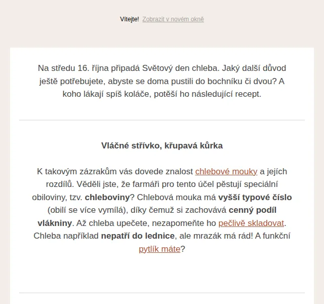 Jídlo a radost: Recept na pečivo a koláč – červen 2026 | Nuslet.cz