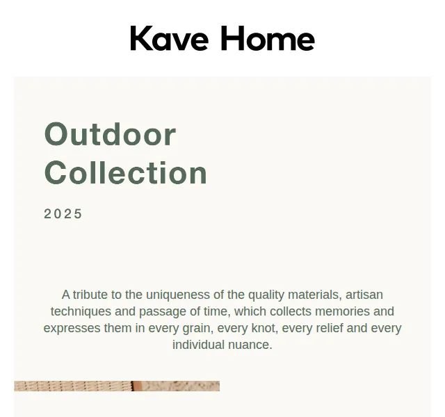 Kave Home Sale: Nová Outdoor kolekce 2025 – červen 2026 | Nuslet.cz