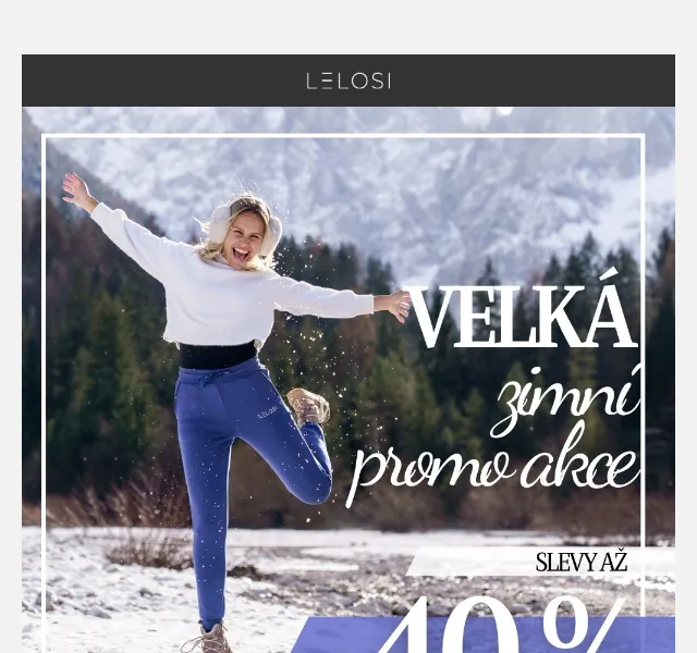 LELOSI: Slevy až 40 % na zimní produkty – červen 2026 | Nuslet.cz