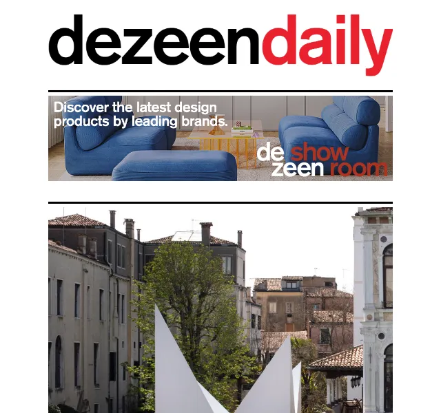 Dezeen Daily: Designové novinky z bienále a architektura – červen 2026 | Nuslet.cz