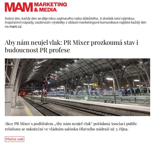 Marketing & Media: PR Mixer a Forum Media – září 2023 | Nuslet.cz