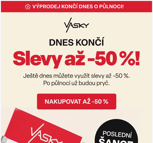 Vasky: Slevy až -50 % – Duben 2026 | Nuslet.cz