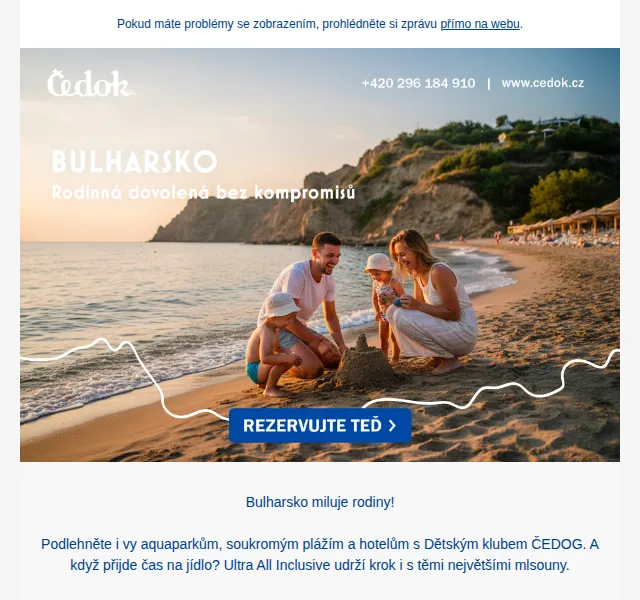 Čedok: Dovolená v Bulharsku – děti zdarma – červen 2026 | Nuslet.cz