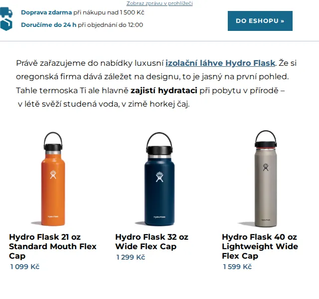 SNOWBOARD ZEZULA: Hydro Flask, Ortovox i Tecnica se slevou – červen 2026 | Nuslet.cz