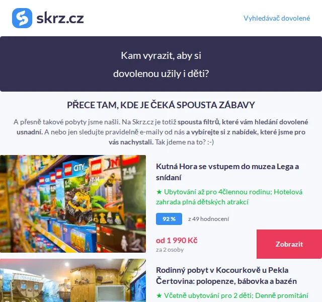 Vánoce na Skrz: Rodinná dovolená se slevami od 1 299 Kč – červen 2026 | Nuslet.cz