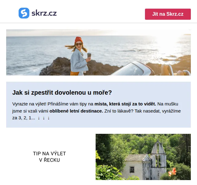 Skrz: Dovolená u moře s výlety – červen 2026 | Nuslet.cz