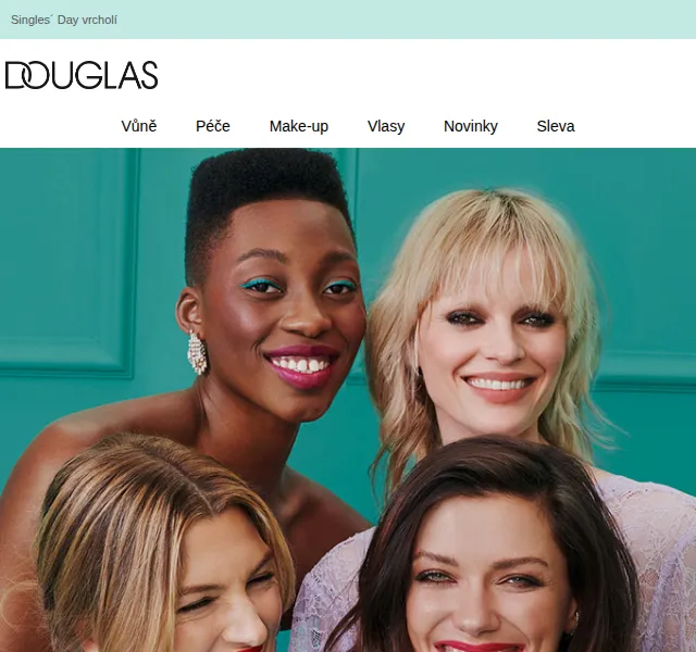 Douglas CZ: 22% sleva na vše pro Singles' Day – červen 2026 | Nuslet.cz