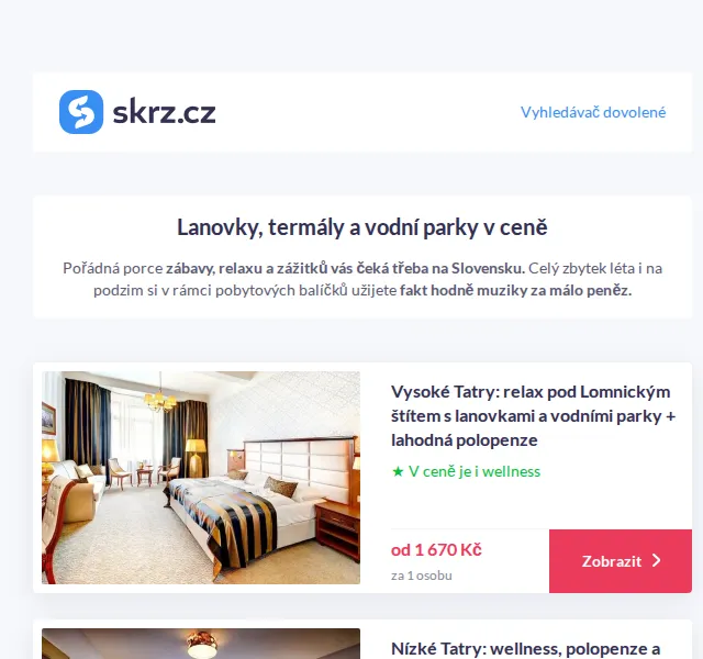 Vánoce na Skrz: Pobyty s wellness a lanovkami od 1 293 Kč – červen 2026 | Nuslet.cz