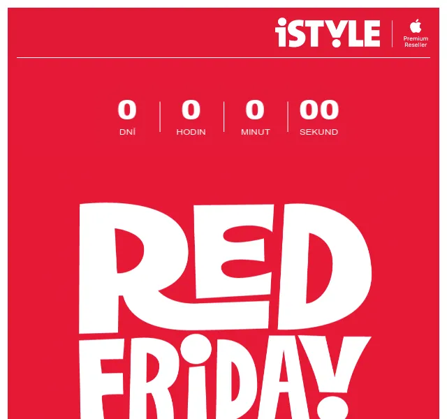 iSTYLE: Red Friday slevy na Apple produkty – červen 2026 | Nuslet.cz