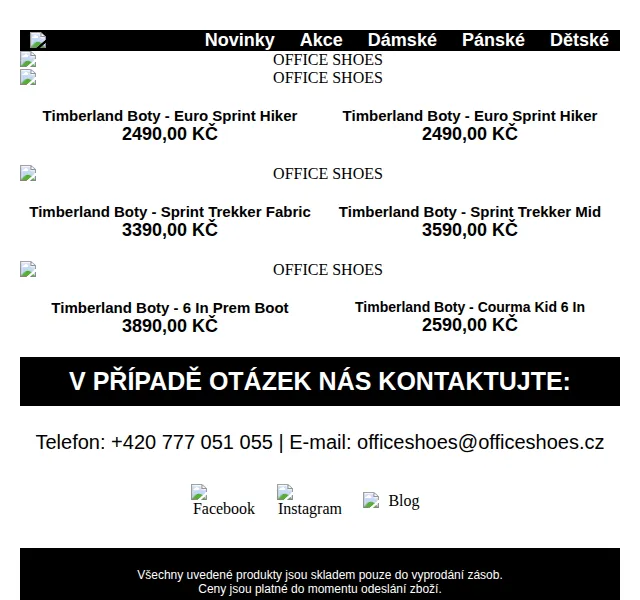Office Shoes: Sleva na boty Timberland – červen 2026 | Nuslet.cz