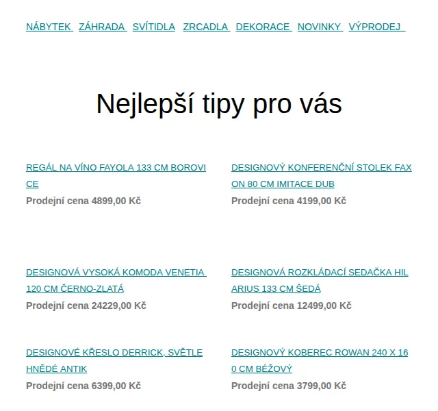 Estilofina-nabytek.cz: Nejprodávanější produkty + doprava zdarma – červen 2026 | Nuslet.cz