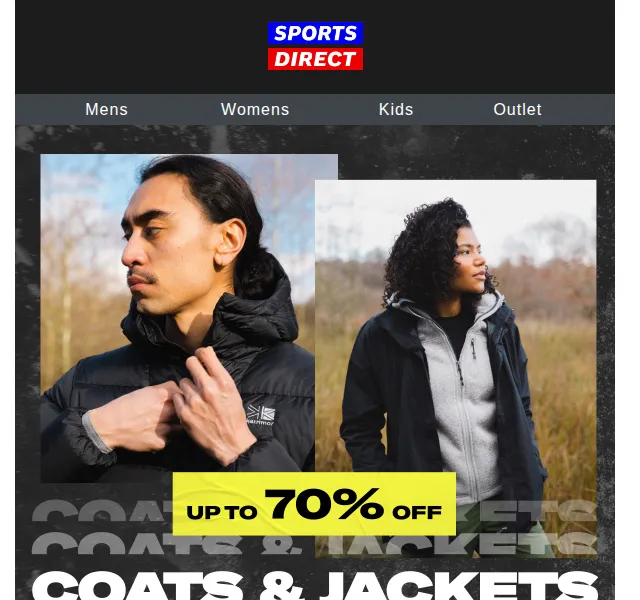 Sportsdirect.com: Slevy na zimní bundy Nike a Adidas – červen 2026 | Nuslet.cz