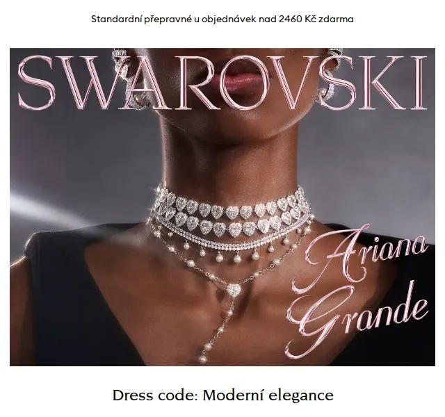 Swarovski: Kolekce Ariana Grande x Swarovski Capsule – červen 2026 | Nuslet.cz