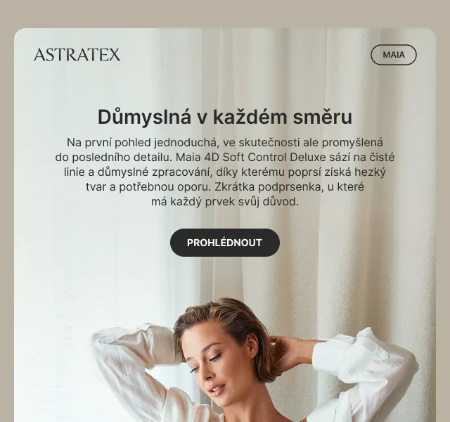 Astratex: Maia 4D Soft Control Deluxe – září 2026