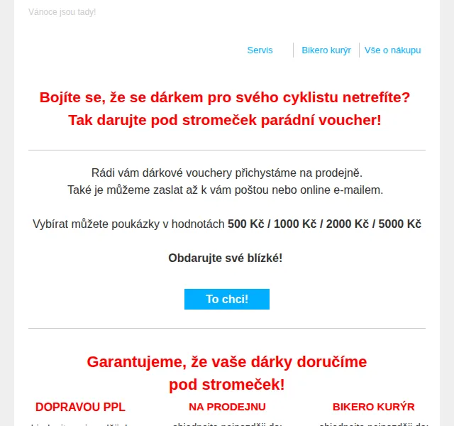 czbikero: Dárkové vouchery 500–5000 Kč – červen 2026 | Nuslet.cz