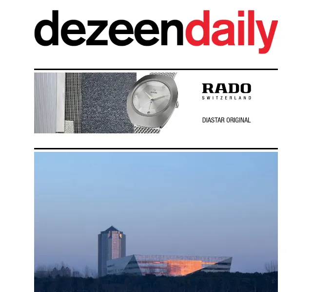 Dezeen Daily: novinky z architektury a designu – červen 2026 | Nuslet.cz