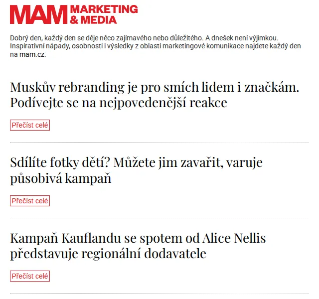 Marketing & Media: novinky z marketingu – červen 2026 | Nuslet.cz