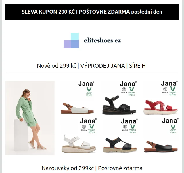 Eliteshoes: Letní výprodej od 133 Kč – červenec 2026 | Nuslet.cz