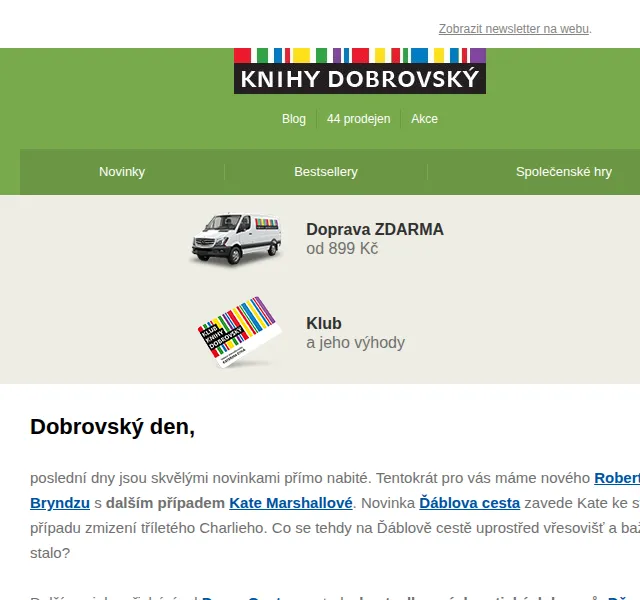 KnihyDobrovsky.cz: Nový Bryndza a Darcy Coates – červen 2026 | Nuslet.cz