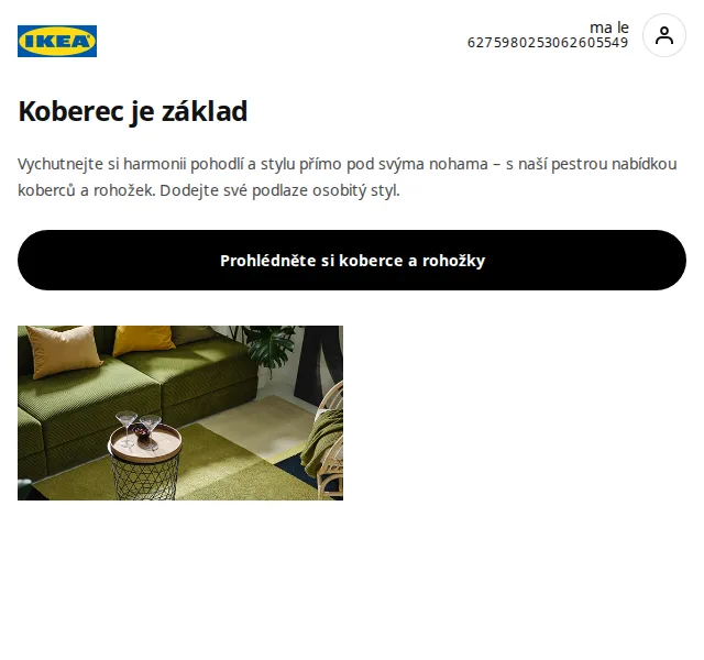 Ikea: Koberce útulný domov – červen 2026 | Nuslet.cz