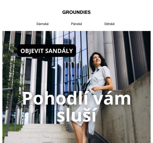 Groundies sandály – léto 2026 | Nuslet.cz
