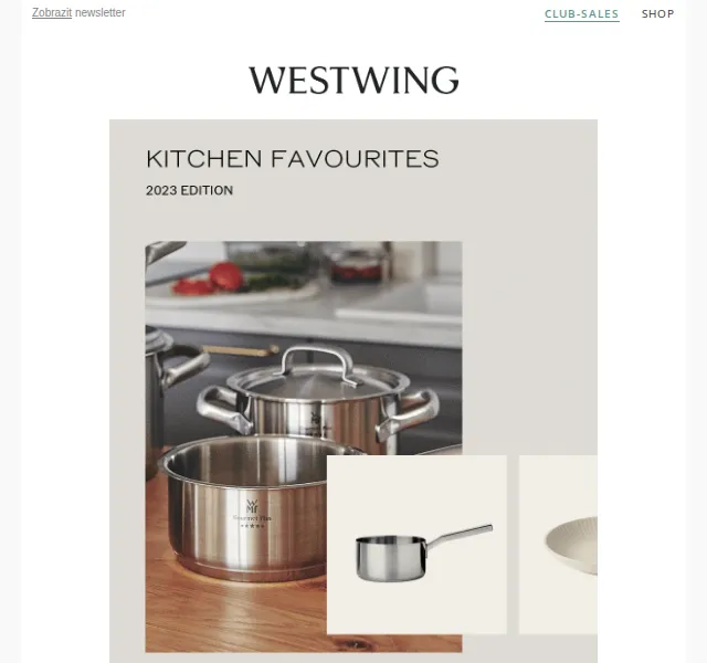 Westwing: Bestsellery kuchyně 2023 – červen 2026 | Nuslet.cz