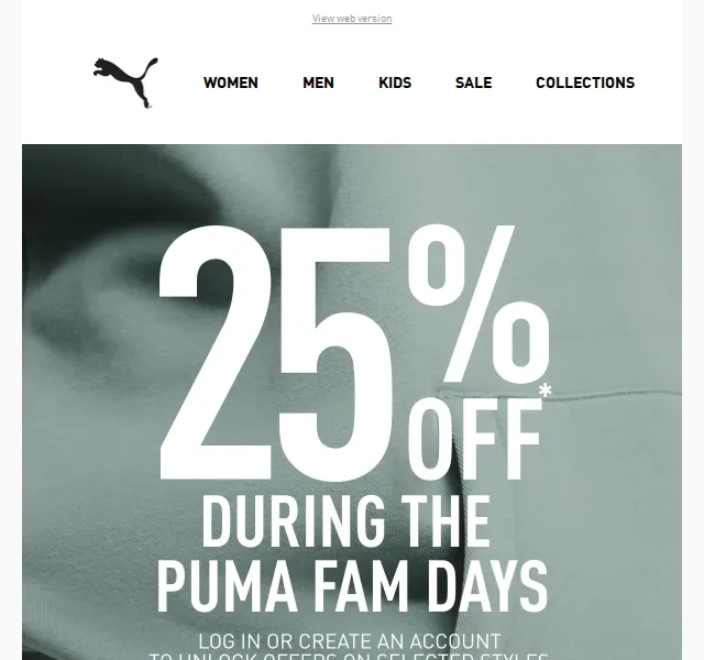 PUMA: sleva 25 % na vybrané produkty – červen 2026 | Nuslet.cz