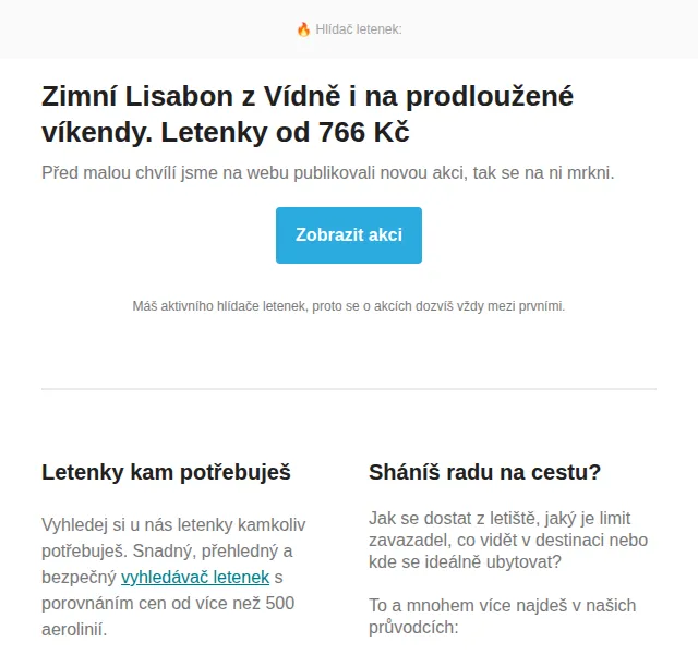 Cestujlevne.com: Letenky do Lisabonu od 766 Kč – červen 2026 | Nuslet.cz