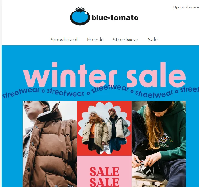 BLUE TOMATO: Winter Sale slevy až 30 % – červen 2026 | Nuslet.cz