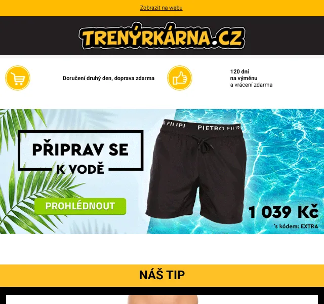 Lukáš z Trenýrkárna.cz: Plavky až 26 % sleva – červenec 2026