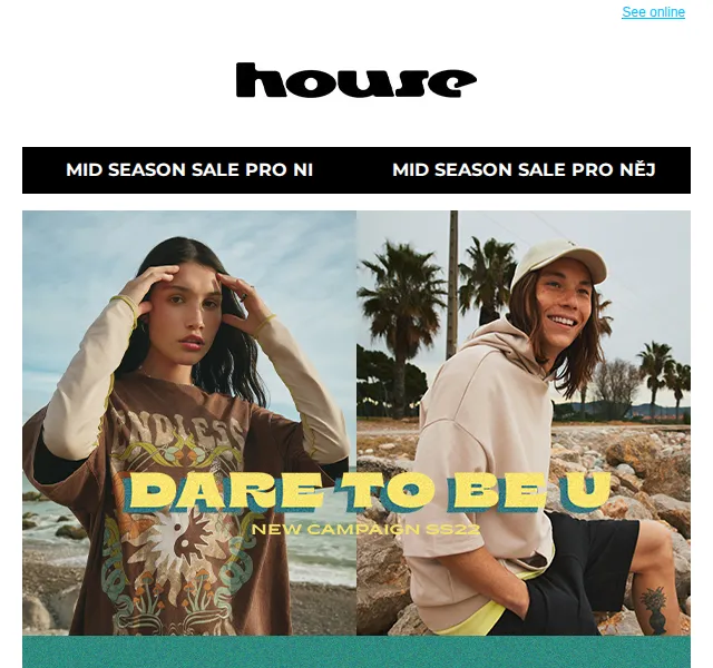 HOUSE: Mid Season Sale – červen 2026 | Nuslet.cz