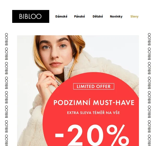 BIBLOO: Dodatečná sleva 20 % na módu – červen 2026 | Nuslet.cz