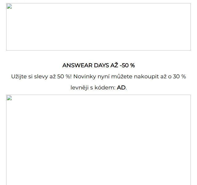 ANSWEAR: Answear Days až -50 % – červen 2026 | Nuslet.cz