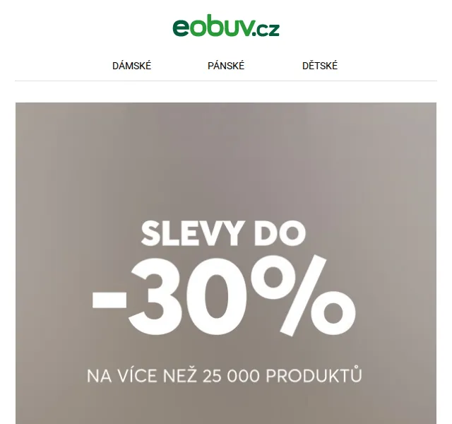 eobuv.cz: Slevy až -30 % na tisíce modelů – červen 2026 | Nuslet.cz