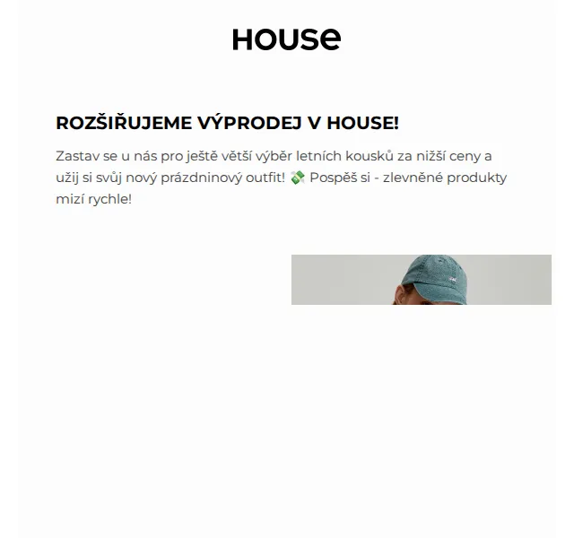 HOUSE: Letní výprodej – červenec 2026 | Nuslet.cz