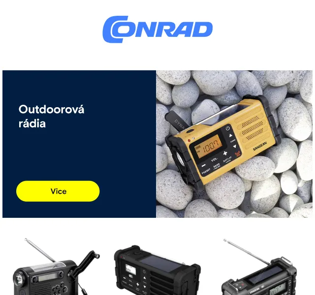 Conrad Electronic: Výbava do divočiny – červen 2026 | Nuslet.cz