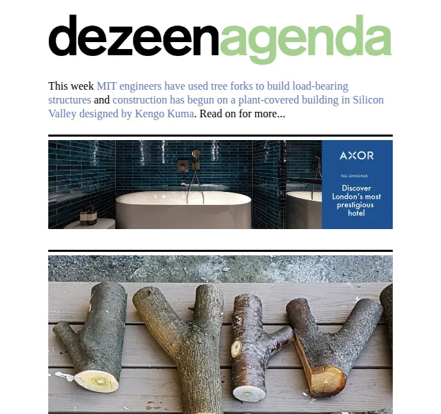 Dezeen Daily: Architektonické novinky – zapojte se – červen 2026 | Nuslet.cz