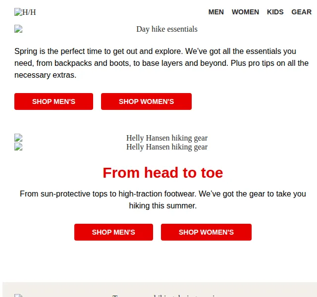 Helly Hansen: Day hike must-haves – červen 2026 | Nuslet.cz