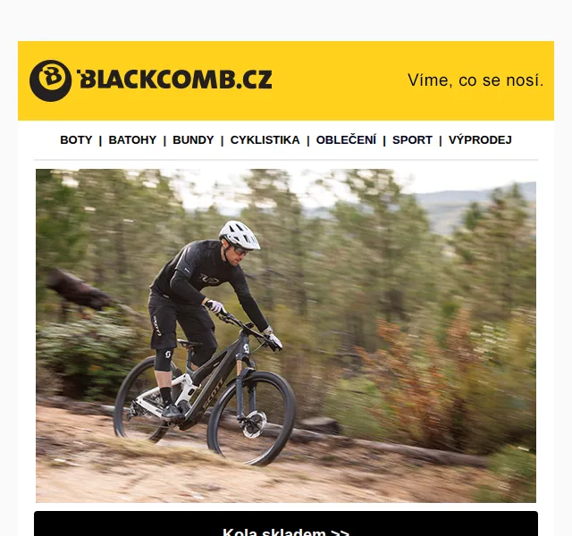 Blackcomb.cz: kola Specialized, Scott, Kona – červen 2026 | Nuslet.cz