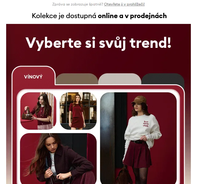 Sinsay: Podzimní trendy 2026 vínová, hnědá, šedá – září 2026 | Nuslet.cz