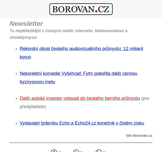 Aleš Borovan: Rekordy v audiovizuálním průmyslu – červen 2026 | Nuslet.cz