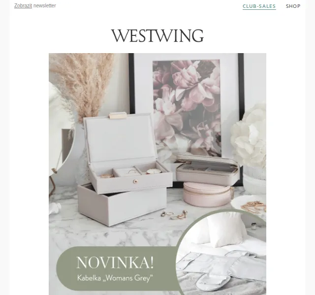 Westwing: Stackers a diamantové šperky – červen 2026 | Nuslet.cz