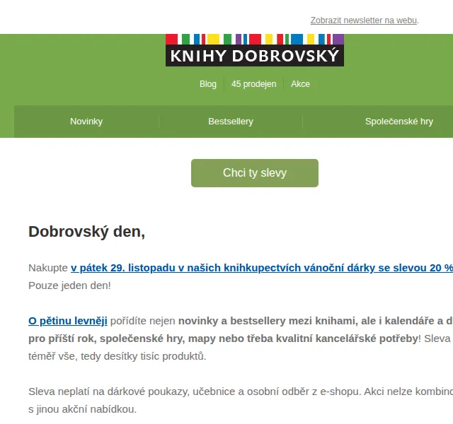 Knihy Dobrovský: 20% sleva na vše – červenec 2026 | Nuslet.cz